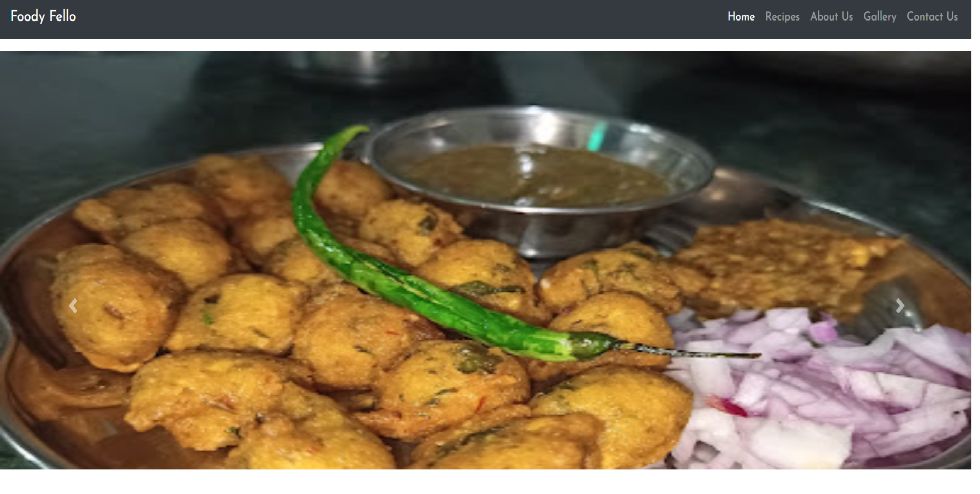 Foody Fello Website-siteseva